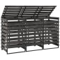 vidaXL Mülltonnenbox für 3 Tonnen 210x75x121 cm Kiefer Massivholz vidaXL Mülltonnenbox für 3 Tonnen 210x75x121 cm Kiefer Massivholz