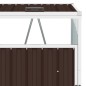 vidaXL Mülltonnenbox für 4 Mülltonnen Braun 286×81×121 cm Stahl vidaXL Mülltonnenbox für 4 Mülltonnen Braun 286×81×121 cm Stahl