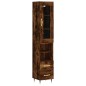 vidaXL Highboard Räuchereiche 34,5x34x180 cm Holzwerkstoff vidaXL Highboard Räuchereiche 34,5x34x180 cm Holzwerkstoff