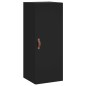 vidaXL Highboard Schwarz 34,5x34x180 cm Holzwerkstoff vidaXL Highboard Schwarz 34,5x34x180 cm Holzwerkstoff