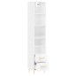 vidaXL Highboard Hochglanz-Weiß 34,5x34x180 cm Holzwerkstoff vidaXL Highboard Hochglanz-Weiß 34,5x34x180 cm Holzwerkstoff