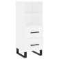 vidaXL Highboard Weiß 34,5x34x180 cm Holzwerkstoff vidaXL Highboard Weiß 34,5x34x180 cm Holzwerkstoff