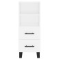 vidaXL Highboard Weiß 34,5x34x180 cm Holzwerkstoff vidaXL Highboard Weiß 34,5x34x180 cm Holzwerkstoff