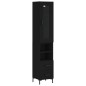 vidaXL Highboard Schwarz 34,5x34x180 cm Holzwerkstoff vidaXL Highboard Schwarz 34,5x34x180 cm Holzwerkstoff