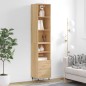 vidaXL Highboard Sonoma-Eiche 34,5x34x180 cm Holzwerkstoff vidaXL Highboard Sonoma-Eiche 34,5x34x180 cm Holzwerkstoff