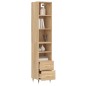 vidaXL Highboard Sonoma-Eiche 34,5x34x180 cm Holzwerkstoff vidaXL Highboard Sonoma-Eiche 34,5x34x180 cm Holzwerkstoff