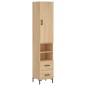 vidaXL Highboard Sonoma-Eiche 34,5x34x180 cm Holzwerkstoff vidaXL Highboard Sonoma-Eiche 34,5x34x180 cm Holzwerkstoff