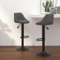 Barhocker 2 Stk. Dunkelgrau Samt Barhocker 2 Stk. Dunkelgrau Samt