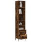 vidaXL Highboard Räuchereiche 34,5x34x180 cm Holzwerkstoff vidaXL Highboard Räuchereiche 34,5x34x180 cm Holzwerkstoff