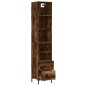 vidaXL Highboard Räuchereiche 34,5x34x180 cm Holzwerkstoff vidaXL Highboard Räuchereiche 34,5x34x180 cm Holzwerkstoff