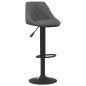 Barhocker 2 Stk. Dunkelgrau Samt Barhocker 2 Stk. Dunkelgrau Samt
