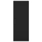 vidaXL Highboard Schwarz 34,5x34x180 cm Holzwerkstoff vidaXL Highboard Schwarz 34,5x34x180 cm Holzwerkstoff