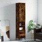 vidaXL Highboard Räuchereiche 34,5x34x180 cm Holzwerkstoff vidaXL Highboard Räuchereiche 34,5x34x180 cm Holzwerkstoff