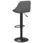 Barhocker 2 Stk. Dunkelgrau Samt Barhocker 2 Stk. Dunkelgrau Samt