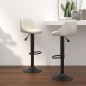 vidaXL Barhocker 2 Stk. Creme Samt vidaXL Barhocker 2 Stk. Creme Samt