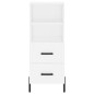 vidaXL Highboard Weiß 34,5x34x180 cm Holzwerkstoff vidaXL Highboard Weiß 34,5x34x180 cm Holzwerkstoff