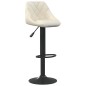 vidaXL Barhocker 2 Stk. Creme Samt vidaXL Barhocker 2 Stk. Creme Samt