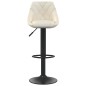 vidaXL Barhocker 2 Stk. Creme Samt vidaXL Barhocker 2 Stk. Creme Samt