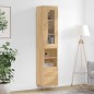 vidaXL Highboard Sonoma-Eiche 34,5x34x180 cm Holzwerkstoff vidaXL Highboard Sonoma-Eiche 34,5x34x180 cm Holzwerkstoff
