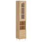 vidaXL Highboard Sonoma-Eiche 34,5x34x180 cm Holzwerkstoff vidaXL Highboard Sonoma-Eiche 34,5x34x180 cm Holzwerkstoff