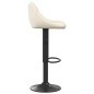 vidaXL Barhocker 2 Stk. Creme Samt vidaXL Barhocker 2 Stk. Creme Samt