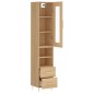 vidaXL Highboard Sonoma-Eiche 34,5x34x180 cm Holzwerkstoff vidaXL Highboard Sonoma-Eiche 34,5x34x180 cm Holzwerkstoff