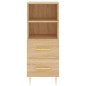 vidaXL Highboard Sonoma-Eiche 34,5x34x180 cm Holzwerkstoff vidaXL Highboard Sonoma-Eiche 34,5x34x180 cm Holzwerkstoff