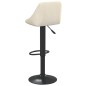 vidaXL Barhocker 2 Stk. Creme Samt vidaXL Barhocker 2 Stk. Creme Samt