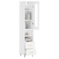 vidaXL Highboard Weiß 34,5x34x180 cm Holzwerkstoff vidaXL Highboard Weiß 34,5x34x180 cm Holzwerkstoff