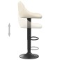 vidaXL Barhocker 2 Stk. Creme Samt vidaXL Barhocker 2 Stk. Creme Samt
