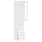 vidaXL Highboard Weiß 34,5x34x180 cm Holzwerkstoff vidaXL Highboard Weiß 34,5x34x180 cm Holzwerkstoff