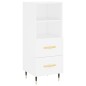 vidaXL Highboard Weiß 34,5x34x180 cm Holzwerkstoff vidaXL Highboard Weiß 34,5x34x180 cm Holzwerkstoff