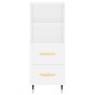 vidaXL Highboard Weiß 34,5x34x180 cm Holzwerkstoff vidaXL Highboard Weiß 34,5x34x180 cm Holzwerkstoff