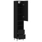 vidaXL Highboard Schwarz 34,5x34x180 cm Holzwerkstoff vidaXL Highboard Schwarz 34,5x34x180 cm Holzwerkstoff
