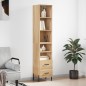 vidaXL Highboard Sonoma-Eiche 34,5x34x180 cm Holzwerkstoff vidaXL Highboard Sonoma-Eiche 34,5x34x180 cm Holzwerkstoff