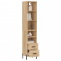 vidaXL Highboard Sonoma-Eiche 34,5x34x180 cm Holzwerkstoff vidaXL Highboard Sonoma-Eiche 34,5x34x180 cm Holzwerkstoff