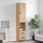 vidaXL Highboard Sonoma-Eiche 34,5x34x180 cm Holzwerkstoff vidaXL Highboard Sonoma-Eiche 34,5x34x180 cm Holzwerkstoff