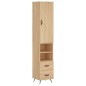 vidaXL Highboard Sonoma-Eiche 34,5x34x180 cm Holzwerkstoff vidaXL Highboard Sonoma-Eiche 34,5x34x180 cm Holzwerkstoff