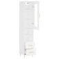 vidaXL Highboard Weiß 34,5x34x180 cm Holzwerkstoff vidaXL Highboard Weiß 34,5x34x180 cm Holzwerkstoff