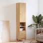 vidaXL Highboard Sonoma-Eiche 34,5x34x180 cm Holzwerkstoff vidaXL Highboard Sonoma-Eiche 34,5x34x180 cm Holzwerkstoff