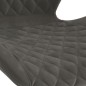 Barhocker 2 Stk. Dunkelgrau Samt Barhocker 2 Stk. Dunkelgrau Samt