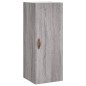 vidaXL Highboard Grau Sonoma 34,5x34x180 cm Holzwerkstoff vidaXL Highboard Grau Sonoma 34,5x34x180 cm Holzwerkstoff