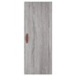 vidaXL Highboard Grau Sonoma 34,5x34x180 cm Holzwerkstoff vidaXL Highboard Grau Sonoma 34,5x34x180 cm Holzwerkstoff