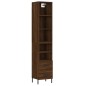 vidaXL Highboard Braun Eichen-Optik 34,5x34x180 cm Holzwerkstoff vidaXL Highboard Braun Eichen-Optik 34,5x34x180 cm Holzwerkstoff
