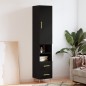 vidaXL Highboard Schwarz 34,5x34x180 cm Holzwerkstoff vidaXL Highboard Schwarz 34,5x34x180 cm Holzwerkstoff