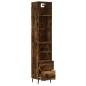 vidaXL Highboard Räuchereiche 34,5x34x180 cm Holzwerkstoff vidaXL Highboard Räuchereiche 34,5x34x180 cm Holzwerkstoff