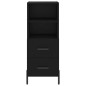vidaXL Highboard Schwarz 34,5x34x180 cm Holzwerkstoff vidaXL Highboard Schwarz 34,5x34x180 cm Holzwerkstoff