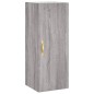vidaXL Highboard Grau Sonoma 34,5x34x180 cm Holzwerkstoff vidaXL Highboard Grau Sonoma 34,5x34x180 cm Holzwerkstoff
