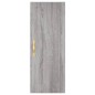 vidaXL Highboard Grau Sonoma 34,5x34x180 cm Holzwerkstoff vidaXL Highboard Grau Sonoma 34,5x34x180 cm Holzwerkstoff
