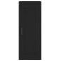 vidaXL Highboard Schwarz 34,5x34x180 cm Holzwerkstoff vidaXL Highboard Schwarz 34,5x34x180 cm Holzwerkstoff